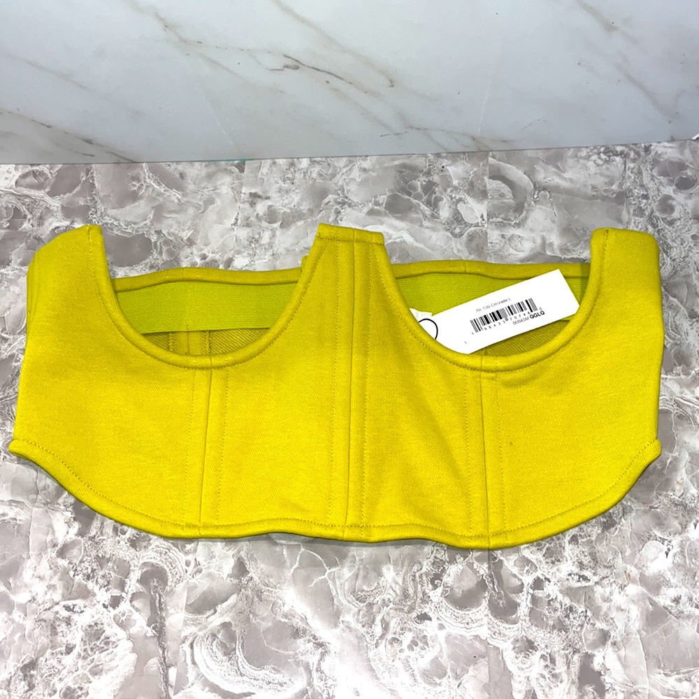 NEW TEREA Women's Kennedy French Terry Corset Citronelle L (LOC/M)